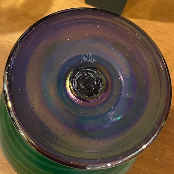 Vintage Signed Igor Muller Z Fusion Czech Large Perfume Bottle - Picture 7 of 7